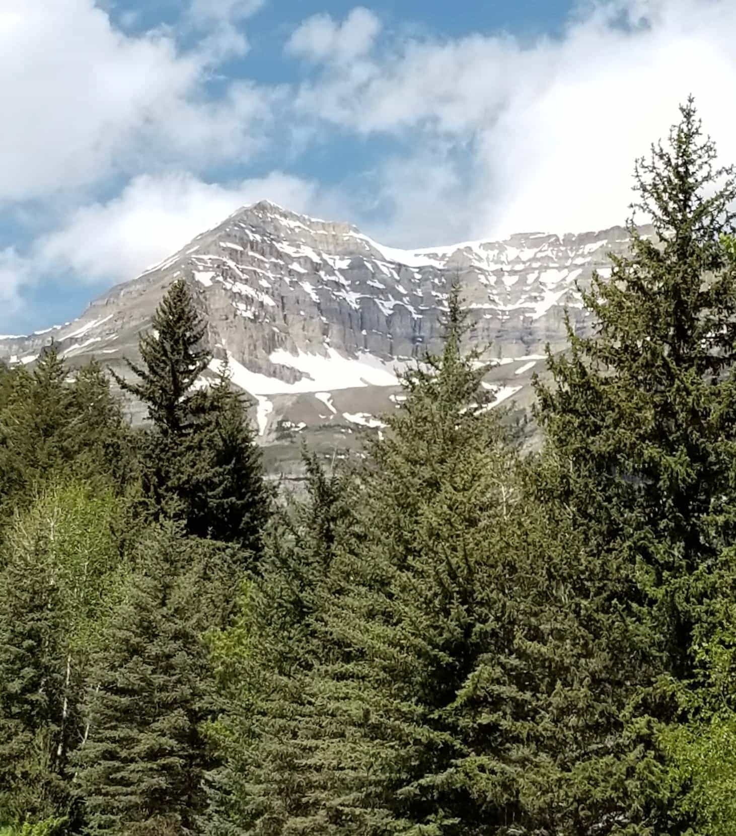 View of Mount Timpanogos from Sundance Ski Resort