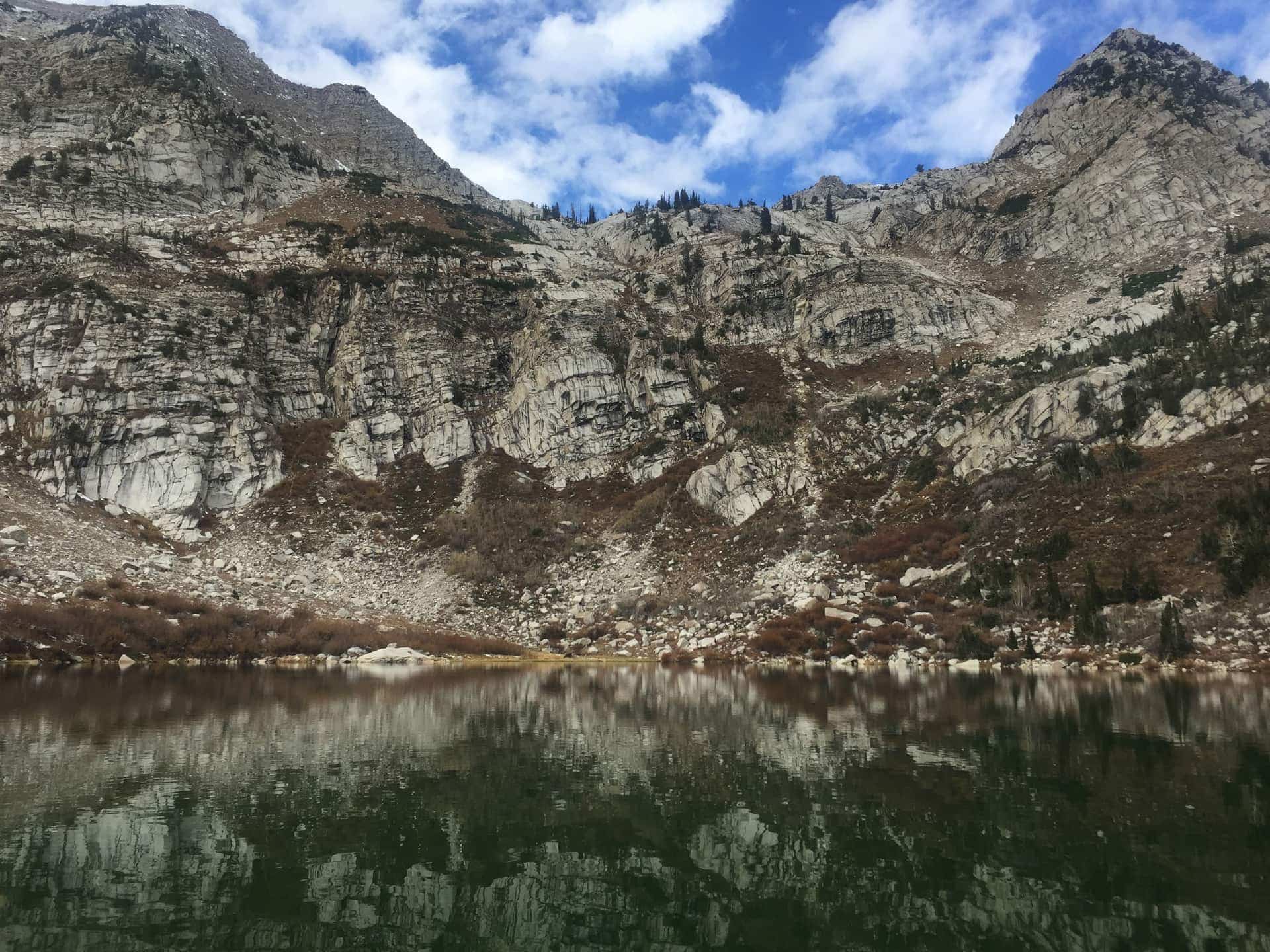 An incredible view of Silver Lake in American Fork Canyon