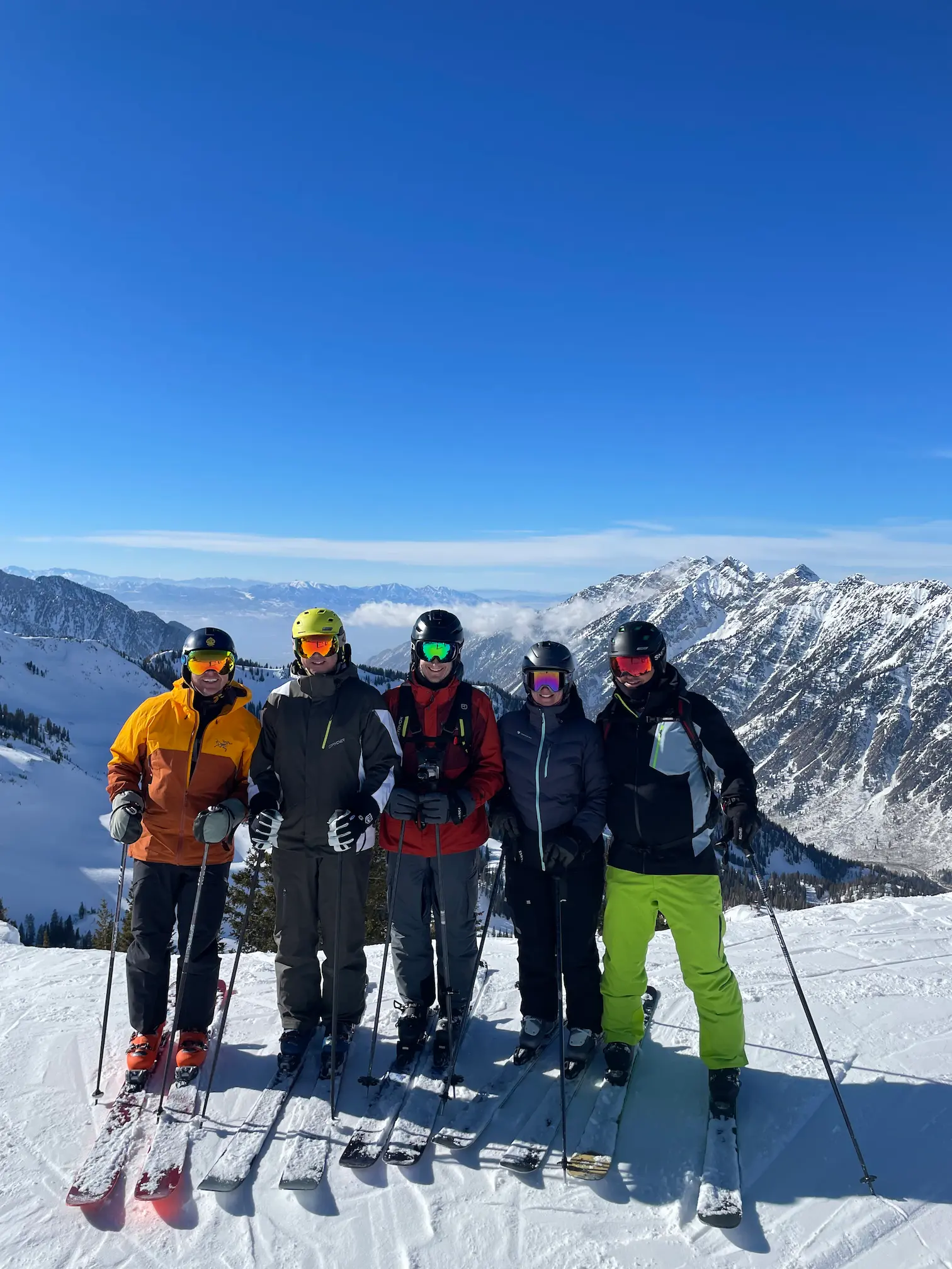 We are skiing at Snowbird with some friends and family