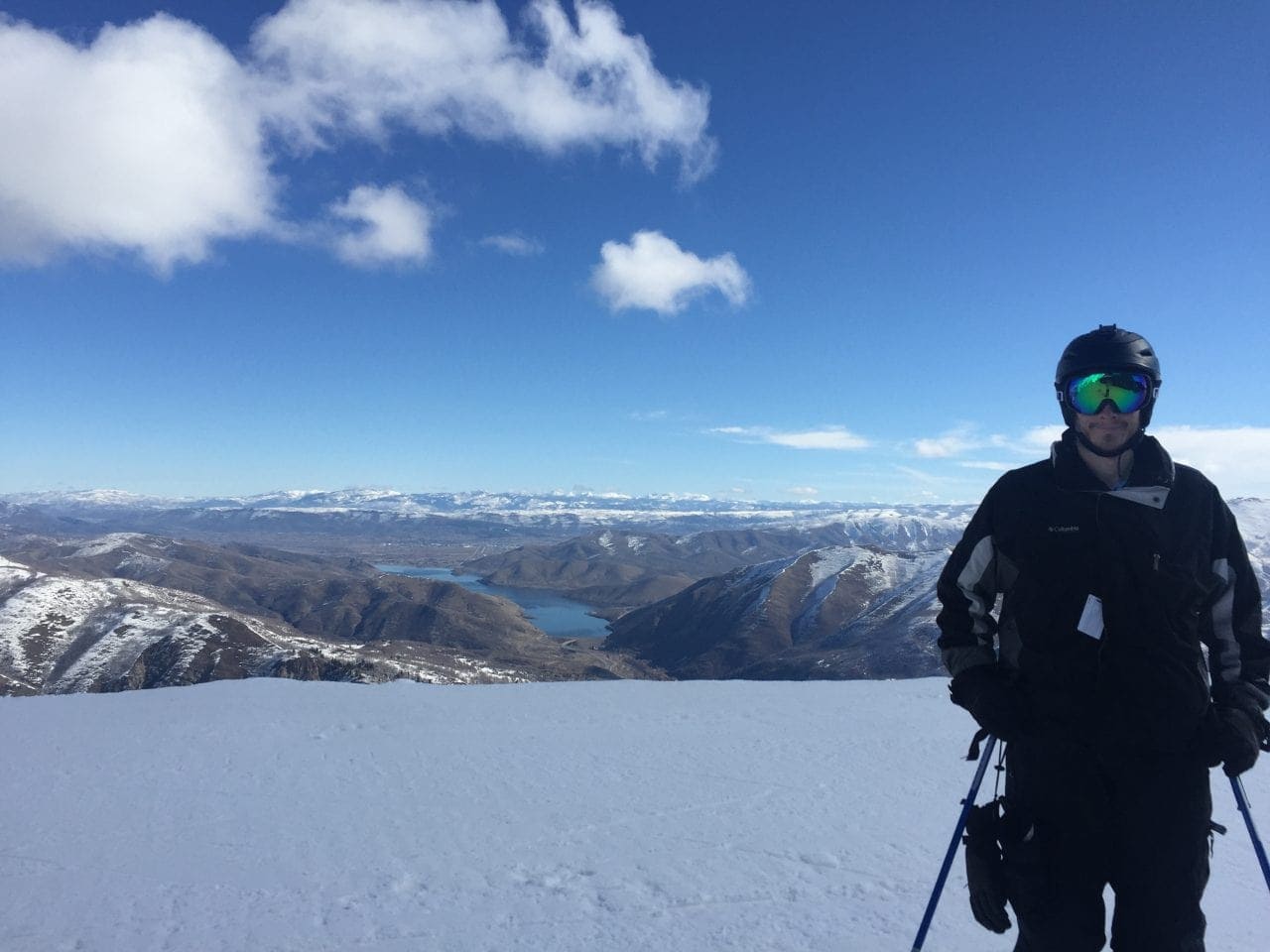 Keith standing on top of Sundance Ski Resort