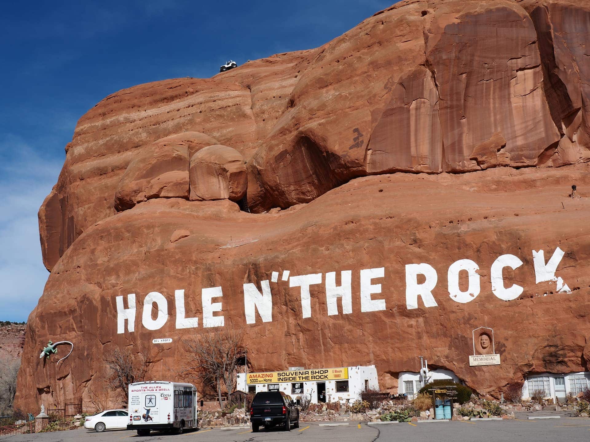 The "Hole n' The Rock" house in Moab, UT