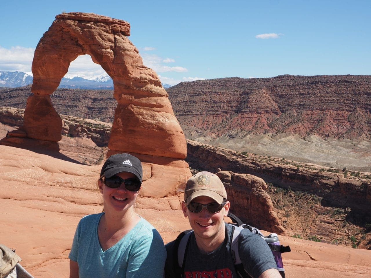 Keith and Lindsey at Delicate Arch