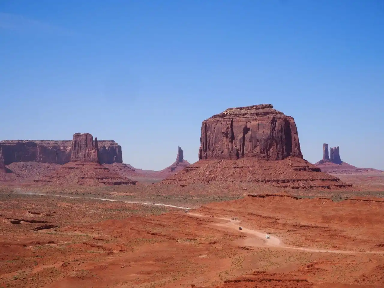 The monuments at Monument Valley are truly massive