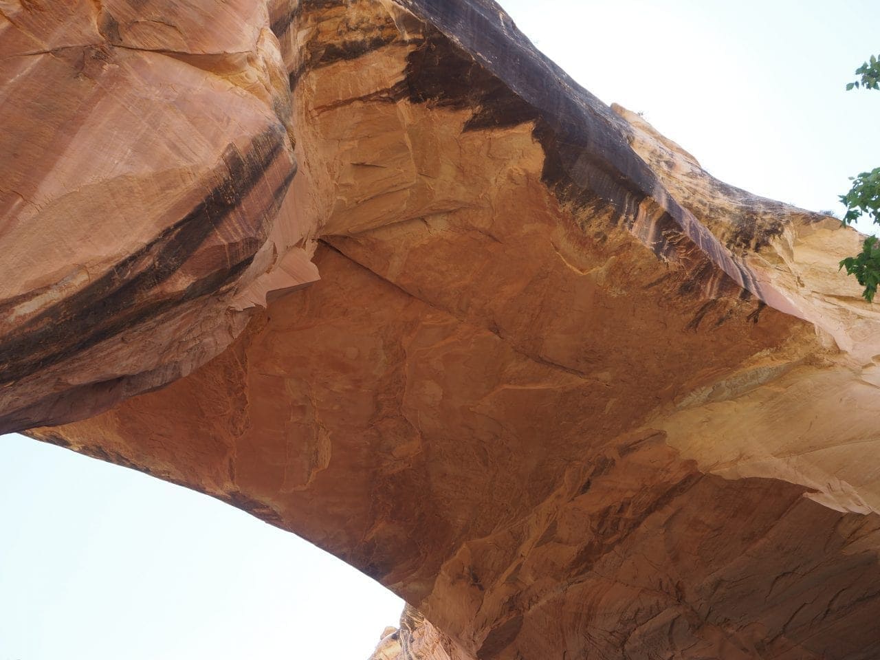 Kachina Bridge viewed from underneath