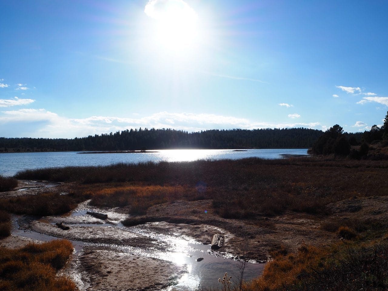 A beautiful lake view near Panguitch, UT