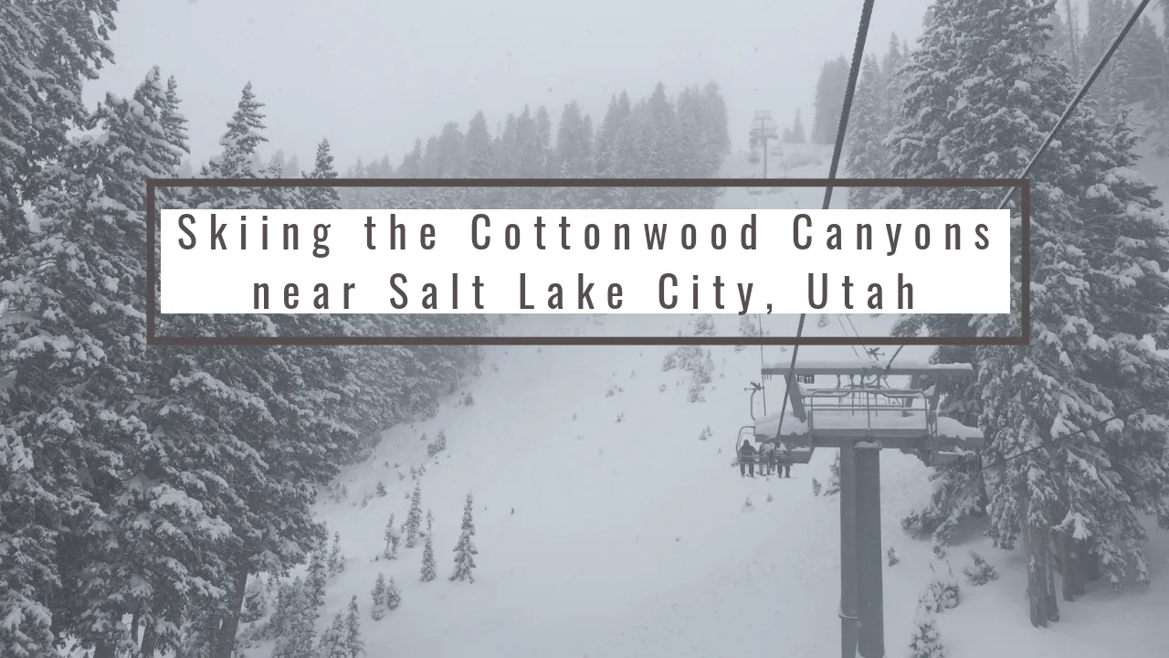 Skiing the Cottonwood Canyons near Salt Lake City, Utah Keith and Lindsey