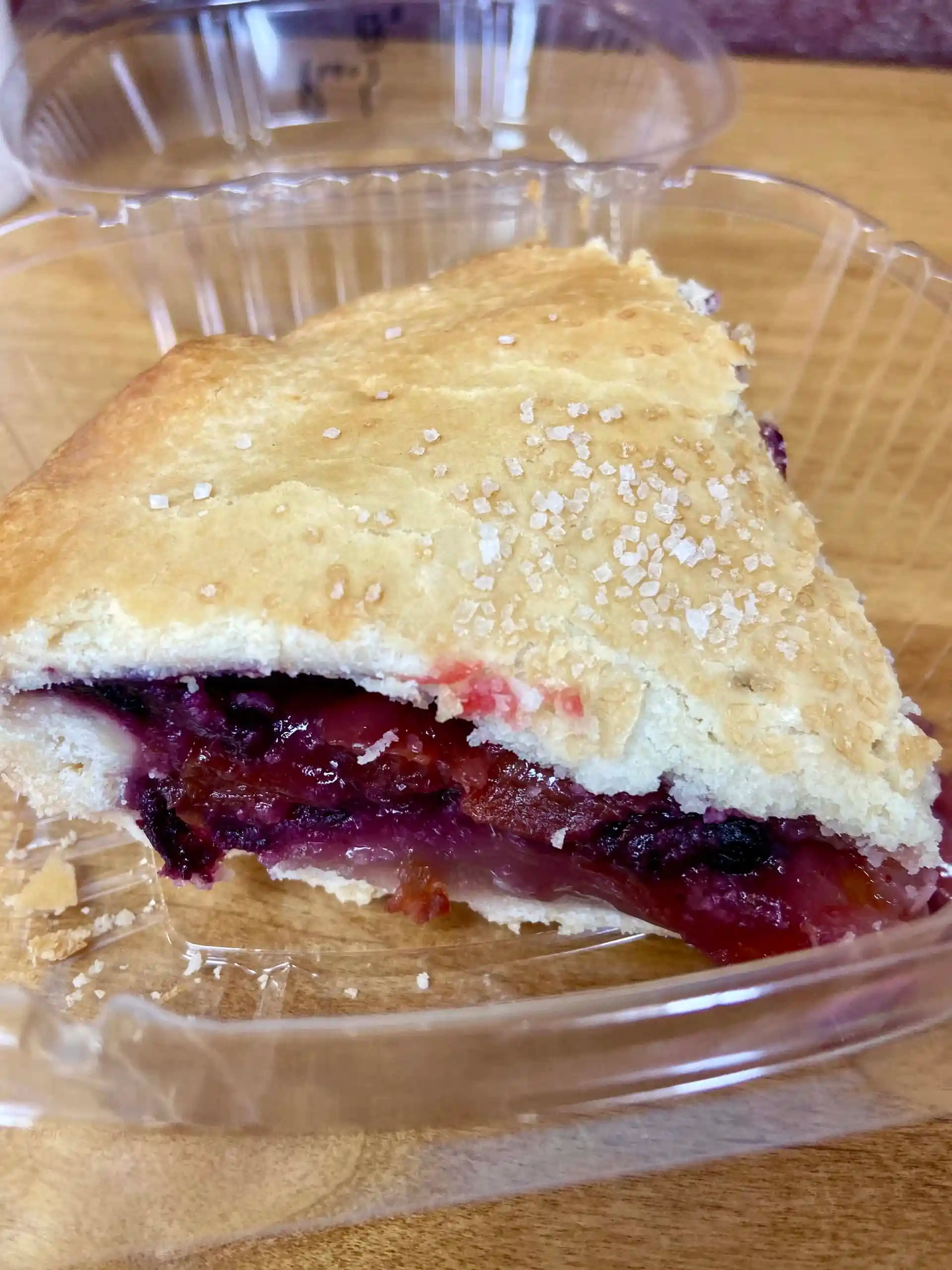 A slice of homemade pie courtesy of Veyo Pies