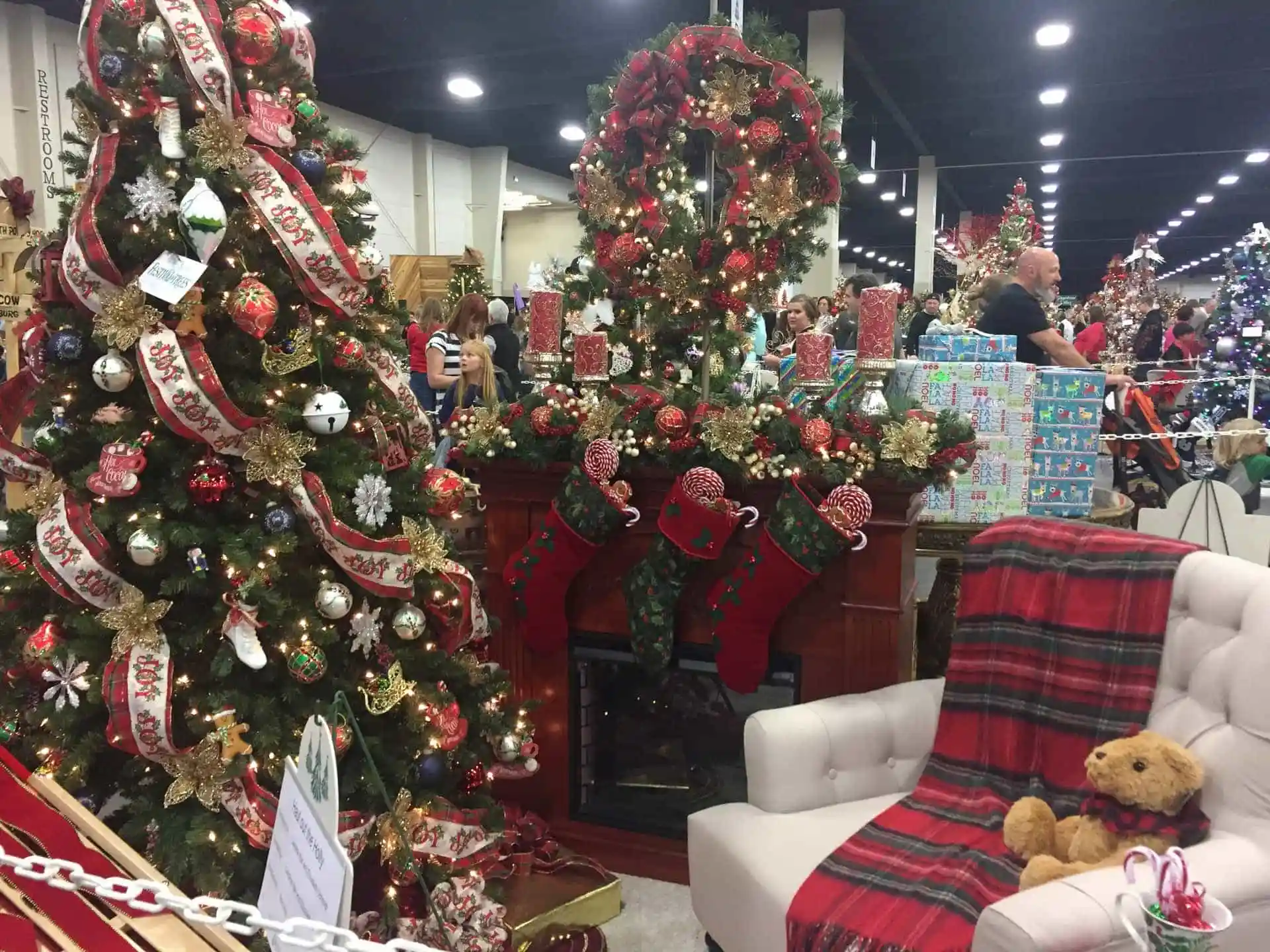 There are so many Christmas tree displays at the Festival of Trees