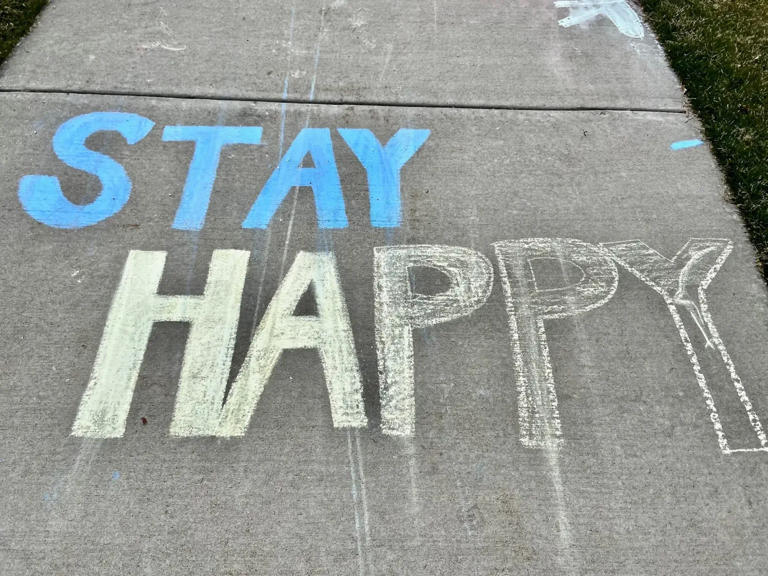 We are trying to do just that, stay happy!