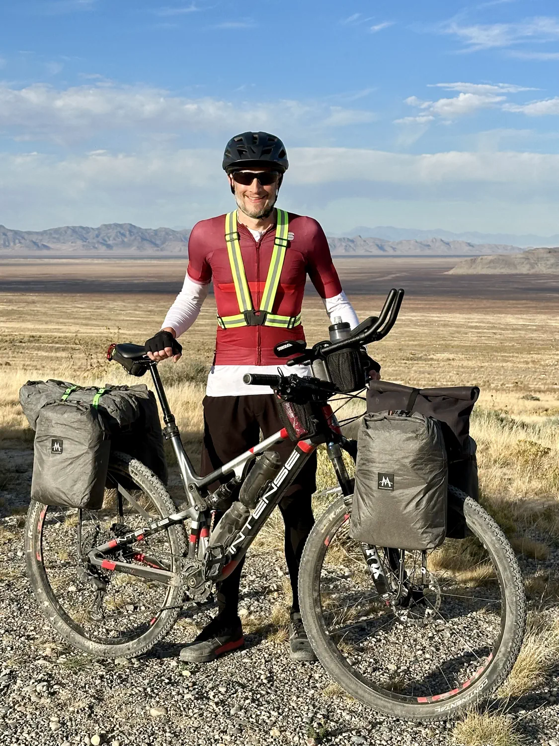 Keith sent this bikepacking photo along with his Letter of Intent