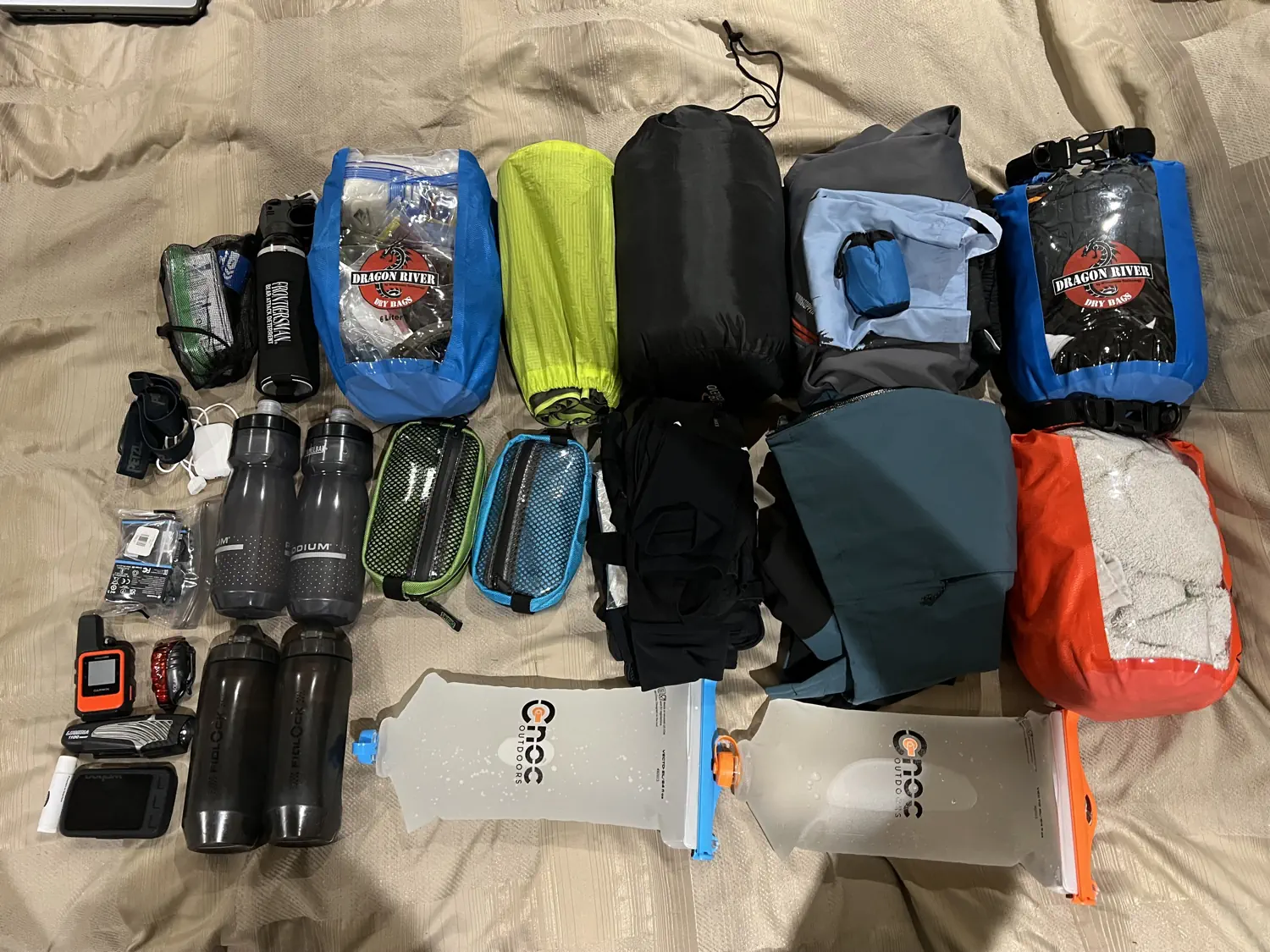 Keith has been packing and re-packing his gear for the 2024 Tour Divide race
