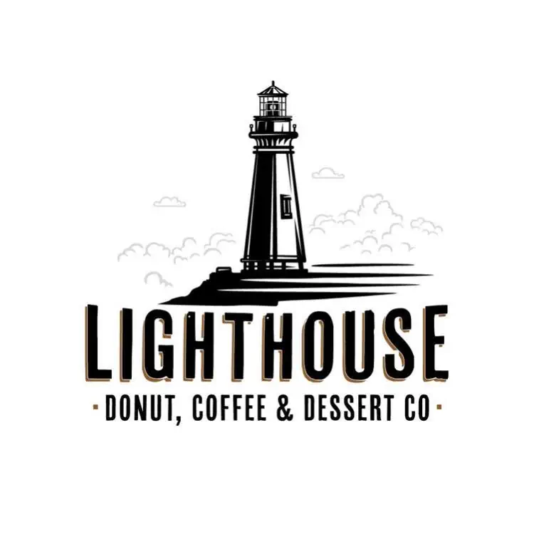 Lighthouse Donut, Coffee, And Dessert Co. logo.
