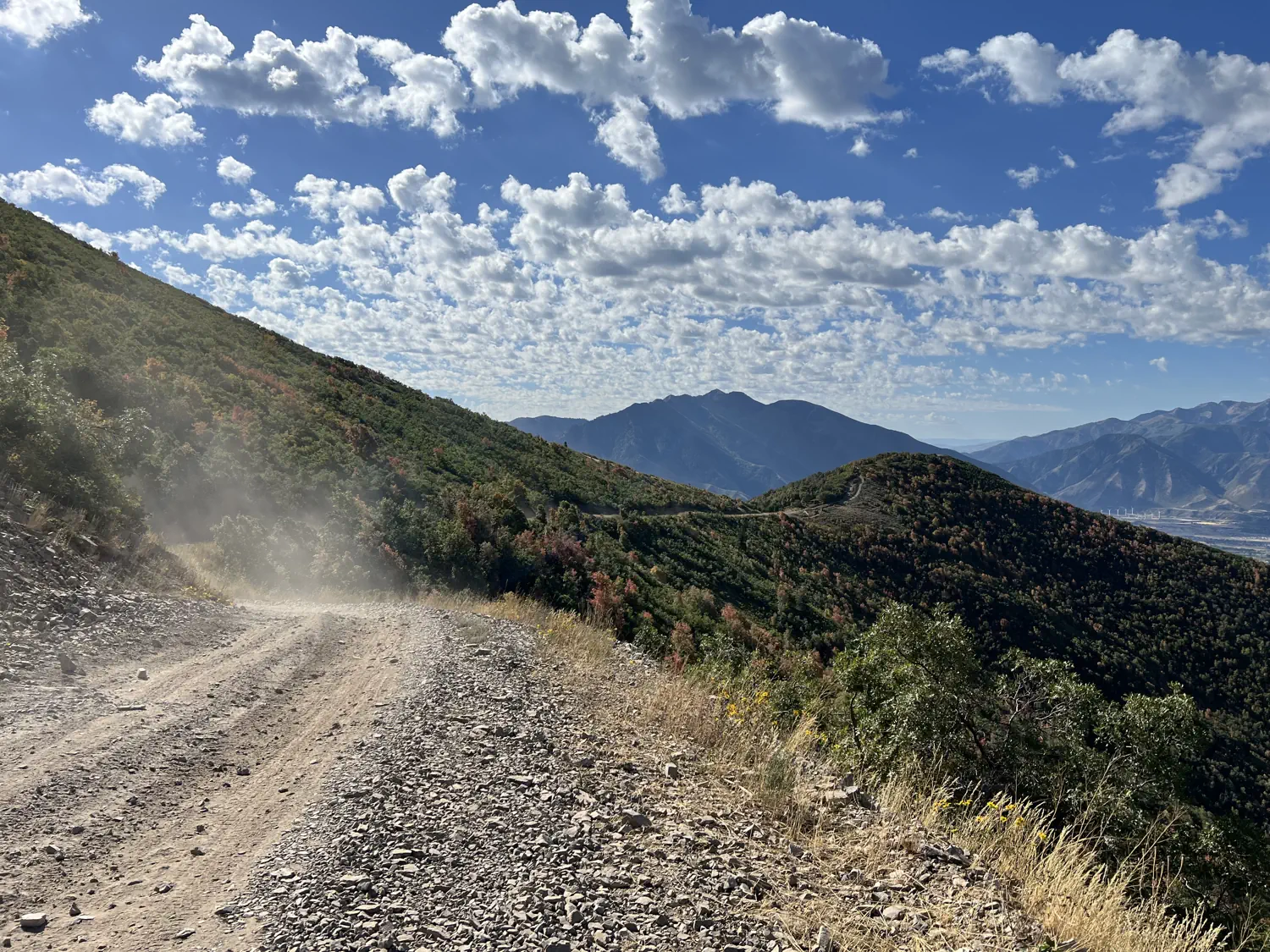 The start of the descent towards Hobble Creek Canyon