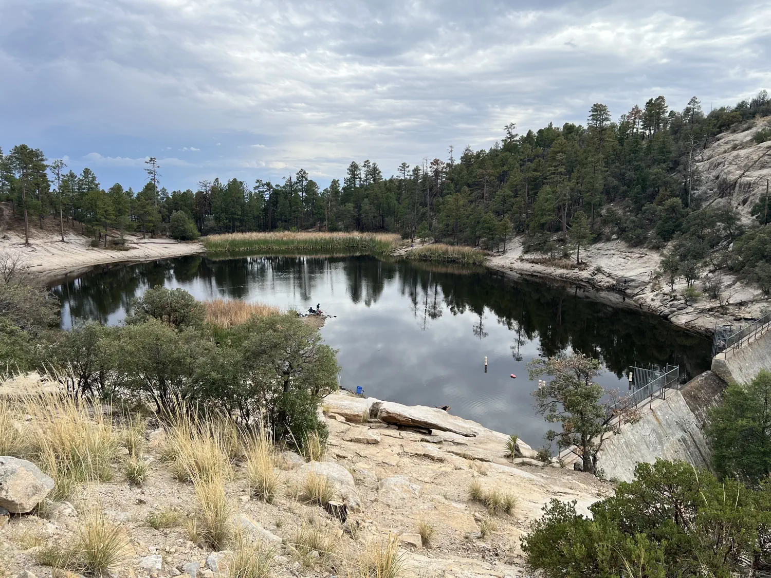 Rose Canyon Lake on the Mount Lemmon Scenic Byway