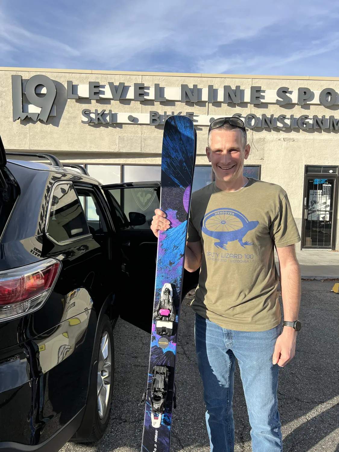 Keith is excited to finally have his new Moment Deathwish 112 skis ready for the season