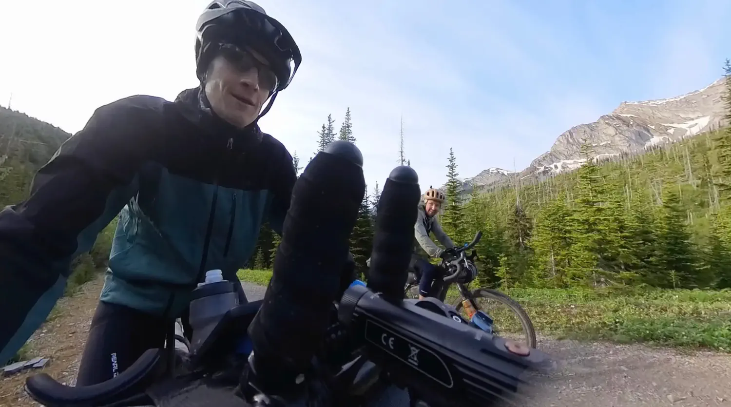 Keith and JB are riding along, chatting about various random topics
