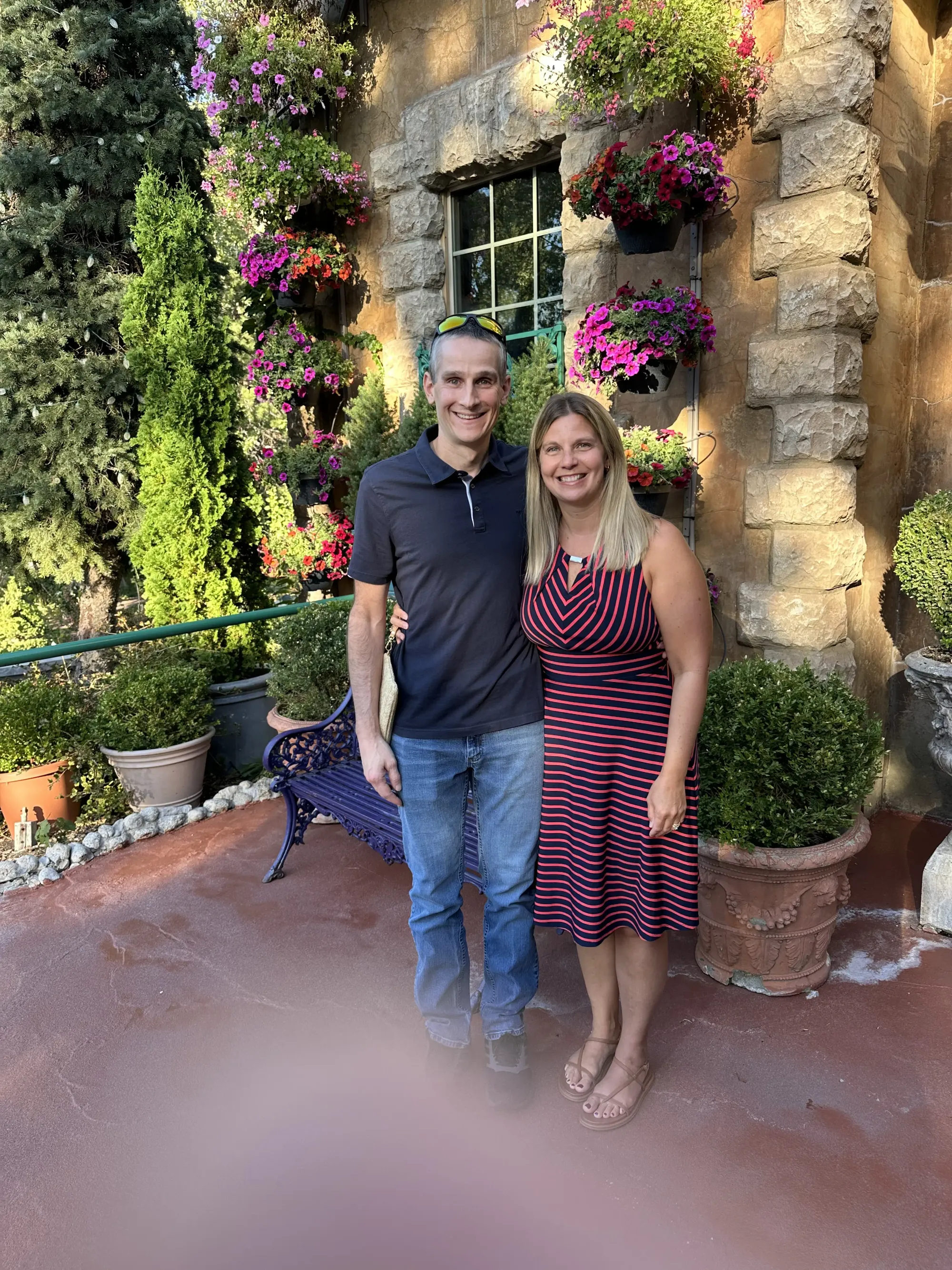 Keith and Lindsey have arrived at La Caille to celebrat Brandon and Stephanie's birthdays.