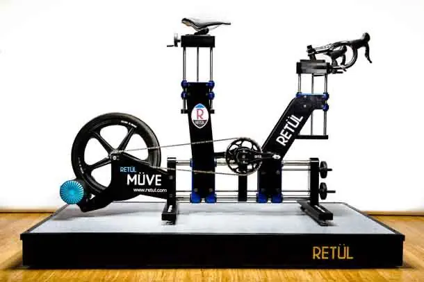Stock photo of the Retul Fit Bike used for pre-purchase bike fitting (source: slowtwitch.com)